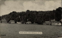 North Shore Lake Bonaparte, NY Postcard Postcard