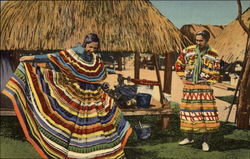 Seminole Indian Bride Florida Native Americana Postcard Postcard