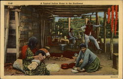 A Typical Indian Home in the Southwest Postcard