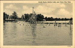 Sandy Beach, Reelfoot Lake Union City, TN Postcard Postcard