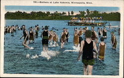 Bathers at Lake Nokomis Postcard