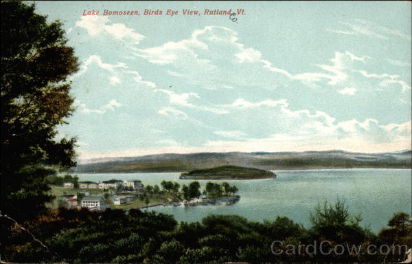 Lake Bomoseen, Birds Eye View Rutland, VT