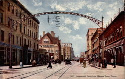 Seventeenth Street from Glenarm Street Postcard