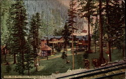 7039 Half Way House, Pike's Peak Cog Road Postcard