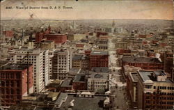 View of Denver from D. & F. Tower Postcard