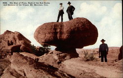 The Seat of Pluto, Park of the Red Rocks and Garden of the Titans Postcard