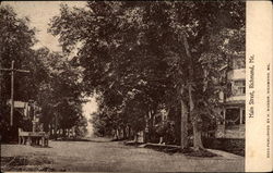 Main Street Richmond, ME Postcard Postcard