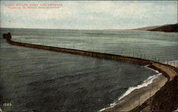 Long Wharf Port Los Angeles, Visited on the Balloon Route Excursion California Postcard Postcard