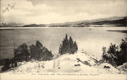 At head of Flathead Lake Postcard