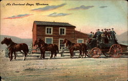 An Overland Stage Postcard