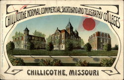 Chillicothe Normal, Commercial, Shorthand and Telegraphy Colleges Missouri Postcard Postcard