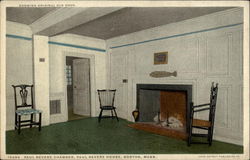 Paul Revere Chamber, Paul Revere House Postcard