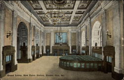 Grand Lobby, New Union Station Postcard