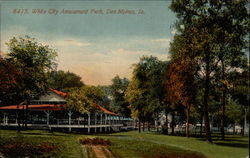 White City Amusement Park Des Moines, IA Postcard Postcard