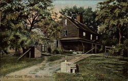 Witch House Pigeon Cove, MA Postcard Postcard