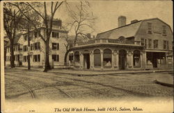 The Old Witch House Salem, MA Postcard Postcard