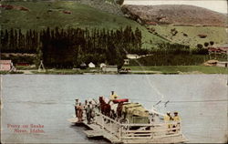 Ferry on Snake River Boise, ID Postcard Postcard