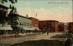 Main Street Lancaster, NH Postcard Postcard