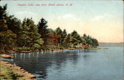 Canobie Lake, view from hotel, Salem, N.H Postcard