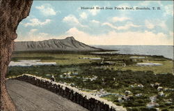 Diamond Head from Punch Bowl Honolulu, HI Postcard Postcard