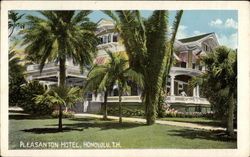 Pleasanton Hotel Postcard