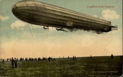 Zeppelins Raid England Aircraft Postcard Postcard