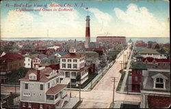 Bird's-Eye View Atlantic City, NJ Postcard Postcard