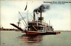 Mississippi River - New Orleands, La Postcard