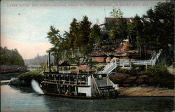 Larks Hotel and Boat Landing, Kinbourn City Postcard