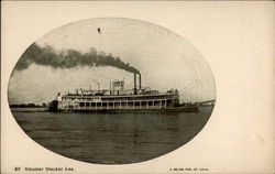 Steamer Stacker Lee Postcard