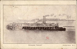 Steamer " Sidney " Postcard