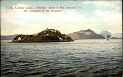 U.S. Alcatraz Island Postcard