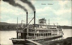 Steamer " Alabama" Postcard