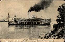 Steamer "Cape Girardeau" Postcard