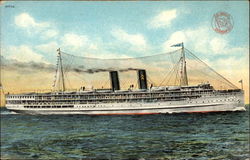 SS Yale and SS Harvard Steamers Postcard Postcard