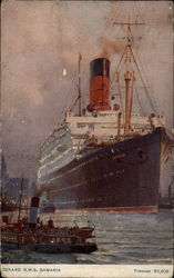 Cunard RMS. Samaria Postcard