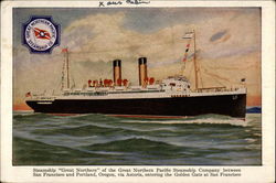 Steamship "Great Northern" Postcard