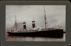 S.S. St Louis - American Line Postcard