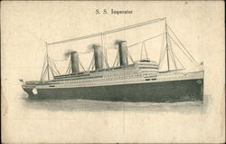 S. S. Imperator Postcard