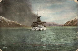 The Atlantic Fleet Navy Postcard Postcard