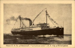 "Savannah Line" Postcard