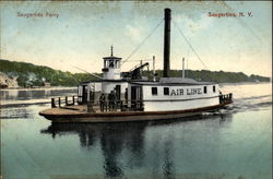 Saugerties Ferry New York Postcard Postcard