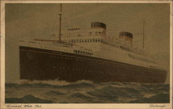 Cunard White Star - 'Britannic' Postcard