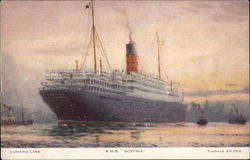 R. M. S. " Scythia " Cruise Ships Postcard Postcard