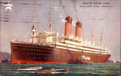 White Star Line - Twin-Screw R.M.S. "Adriatic." Postcard