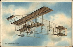 The Farman Biplane Postcard