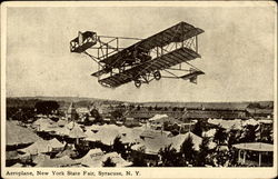 Aeroplane, New York State Fair Postcard