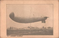 Airship " Gamma" Postcard