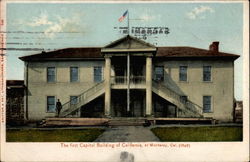 The first Capitol Building of California Postcard