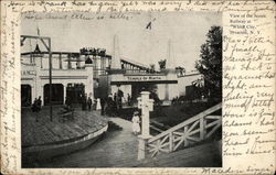 View of the Scenic Railway at "White City" Postcard